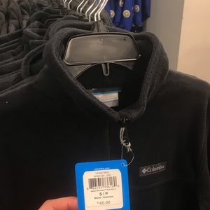 Men’s Black Columbia Zip Up Fleece,fits XXL, &XXXL